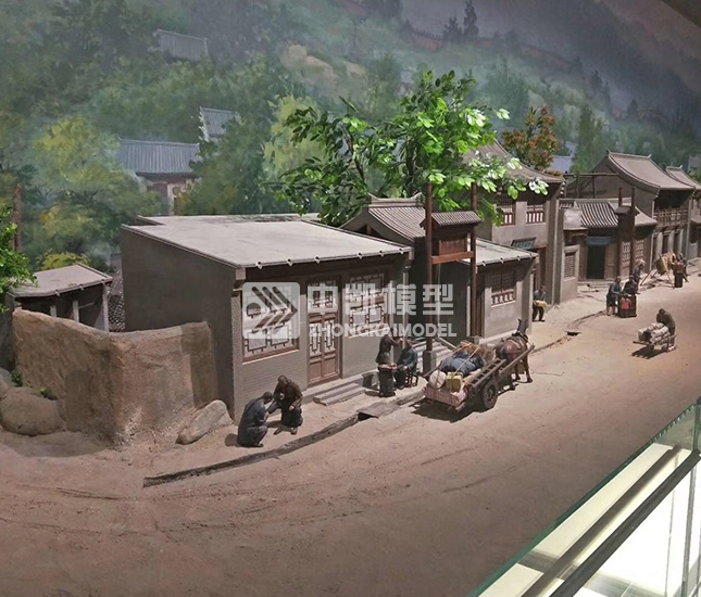 古建築場景模型