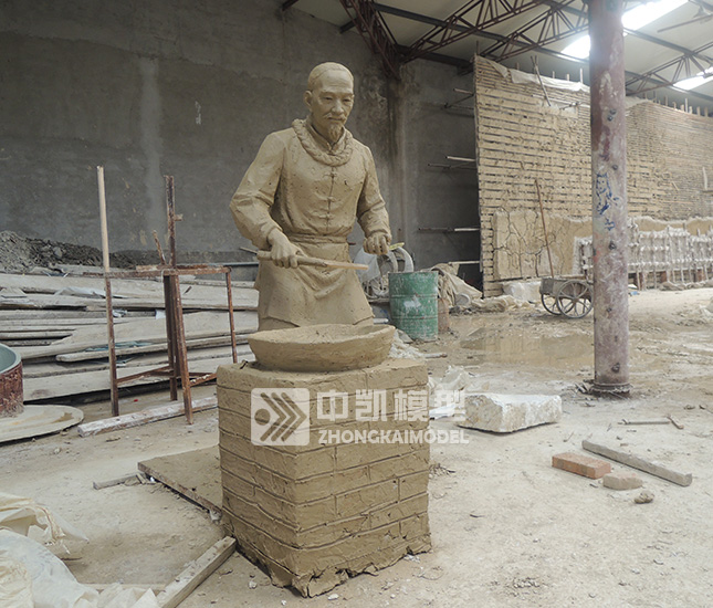 糖炒闆栗雕塑